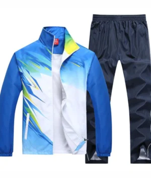 Tracksuit Indian Blue and White