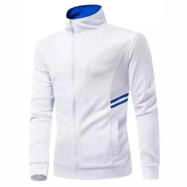 Tracksuit White and Indian Blue patti