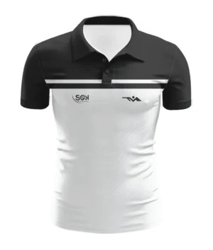 Shooting Polo-Tshirts Black and White