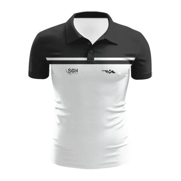 Shooting Polo-Tshirts Black and White